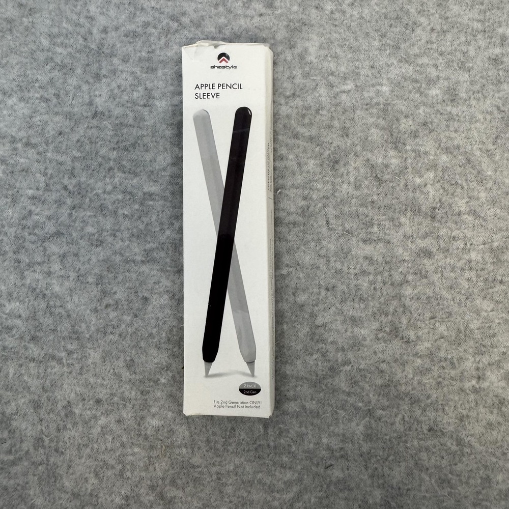 AhaStyle Apple Pencil Sleeve 2 Pack Ultra Thin PT65-WEBK for 2nd Generation Only